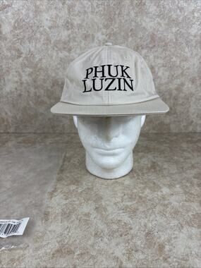 Metalwood Studios “Phuk Luzin” Adjustable Strap Hat Golf Cap